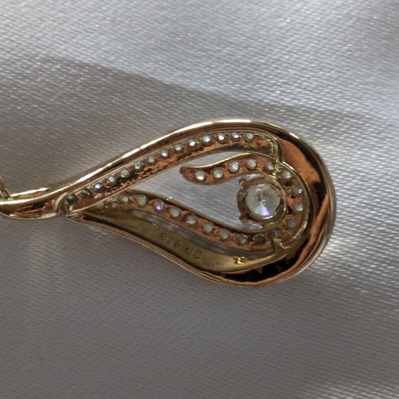 Teardrop pendant necklace - Picture 9 of 14